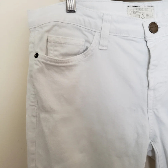 Current/Elliot The Stiletto White Denim Jeans - Picture 5 of 14